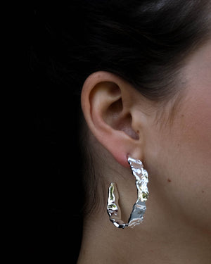 Julita Recycled Semi-Hoop Earrings