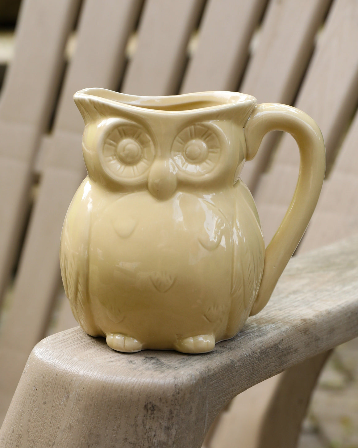 Ceramic Owl Pitcher