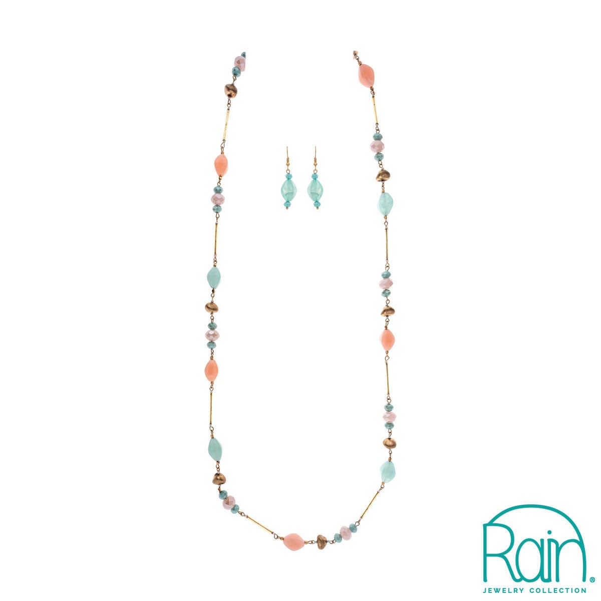Pk & Bl Baubles NecklaceSet