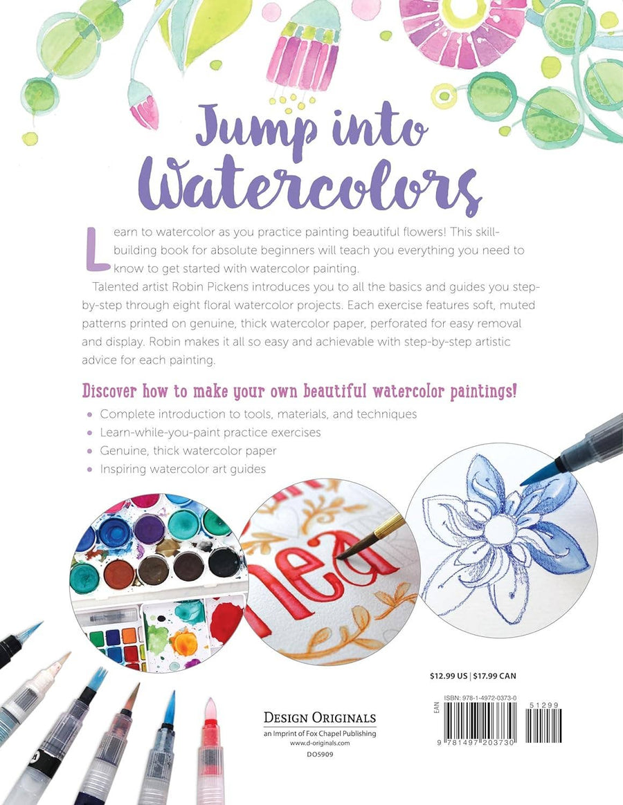 Just Add Watercolor Flowers