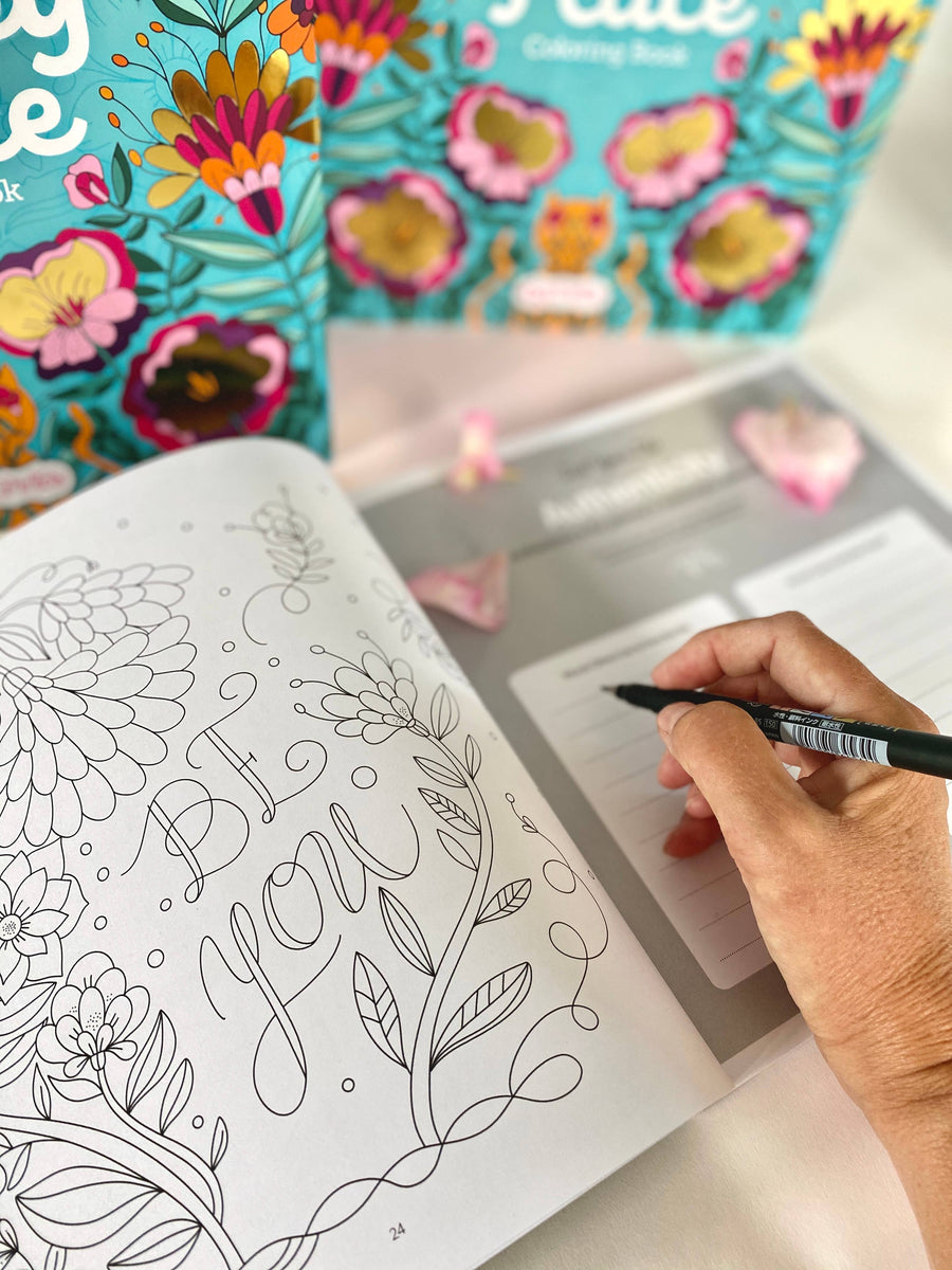 Happy Place Coloring Book