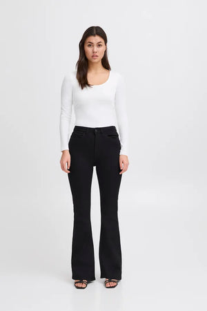 IHTWIGGY  High Waist Jeans ( Black)