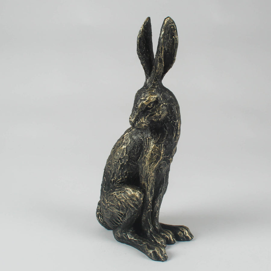 Hare Statue Standing Looking Back