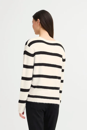 IHKAMARA Pullover(.B&W Stripe)