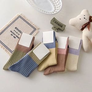 Rufia-Color Block Socks