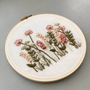 Hand Embroidery Kit - Meadow Blush & Olive