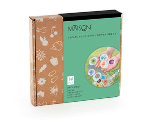 Paint Your Own Flower Rock Diy Kit,