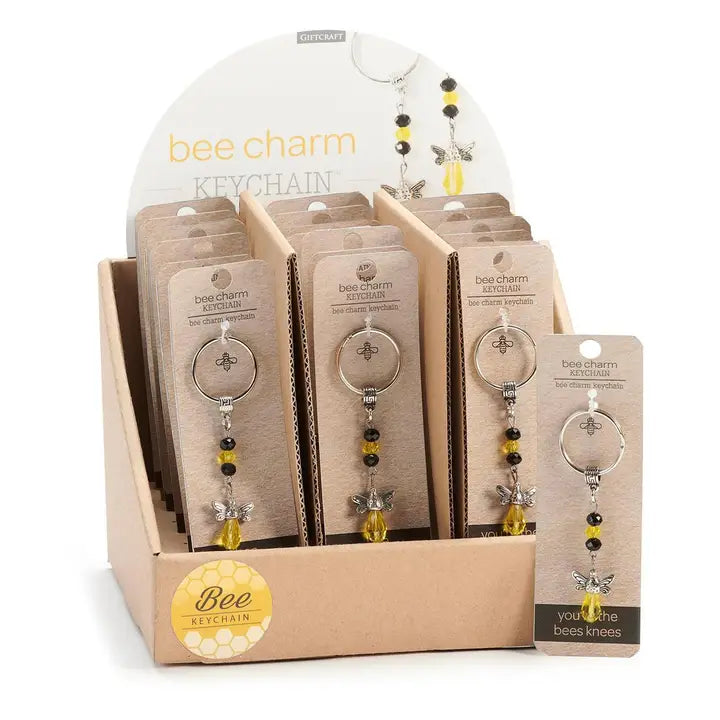 Bee Charm Key Chai