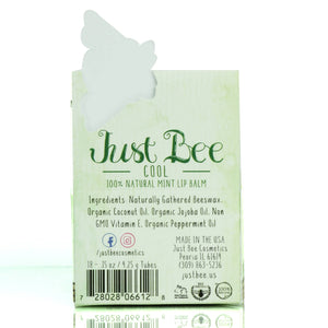 Just Bee Cool Lip Balm - Mint