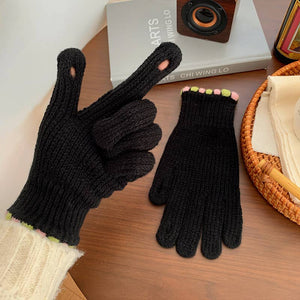 Women's Knitted  Touch Screen Gloves