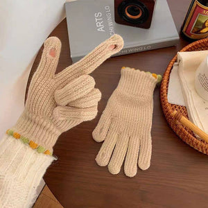 Women's Knitted  Touch Screen Gloves