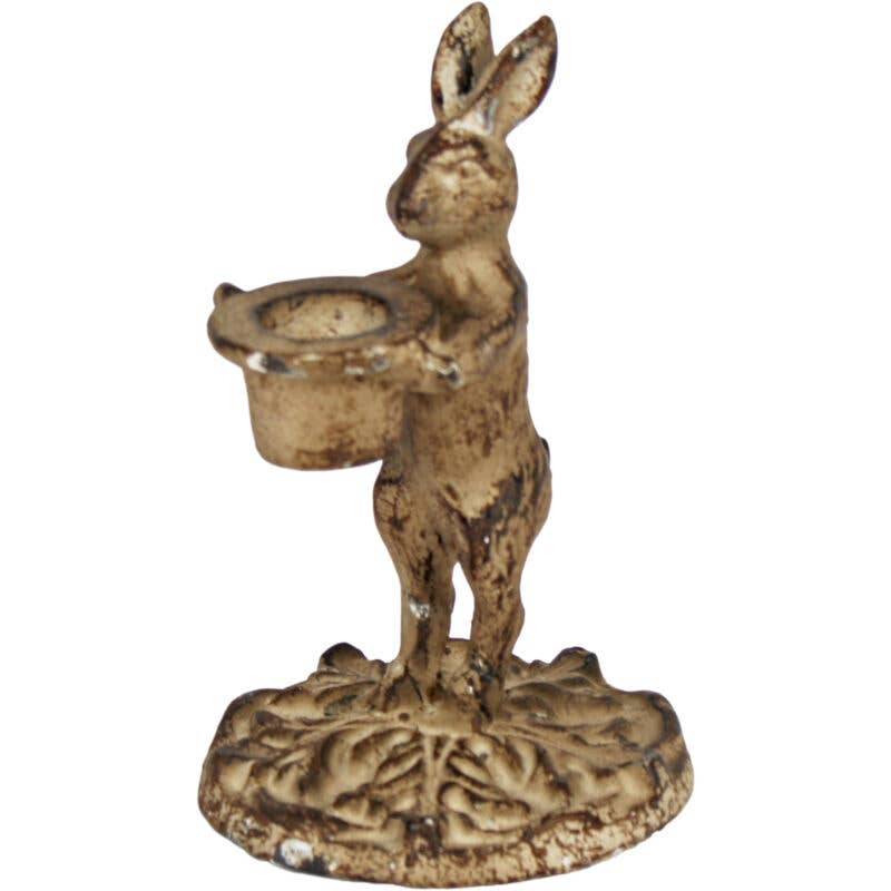 Rabbit Candlestick Holder