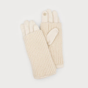 Wrist-Warmer Faux Suede Gloves