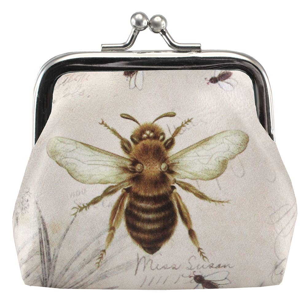 Honey Bee Clasp Coin Purse