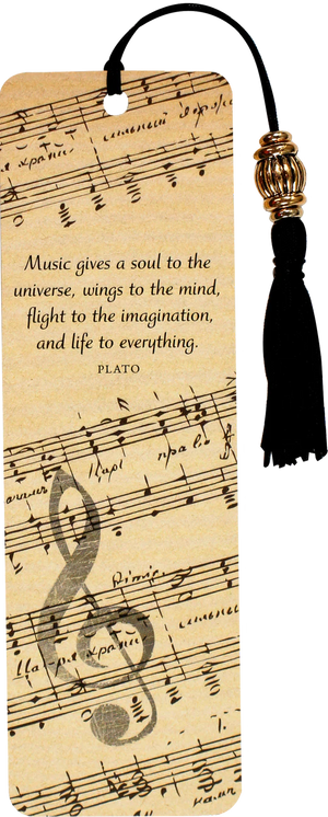 Music Beaded Bookmark