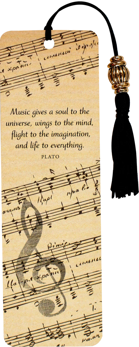 Music Beaded Bookmark