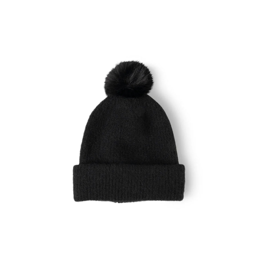 Powder Knit  Pom Hat