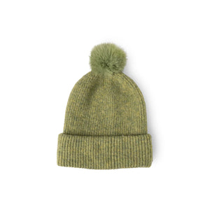 Powder Knit  Pom Hat