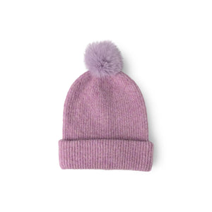 Powder Knit  Pom Hat