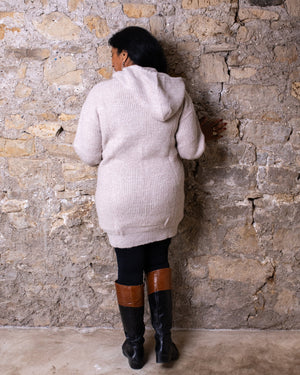 Chunky Waffle Hoodie Tunic