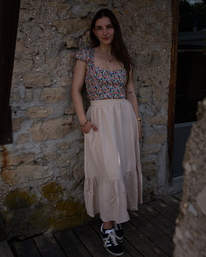 Boho Midi Skirt