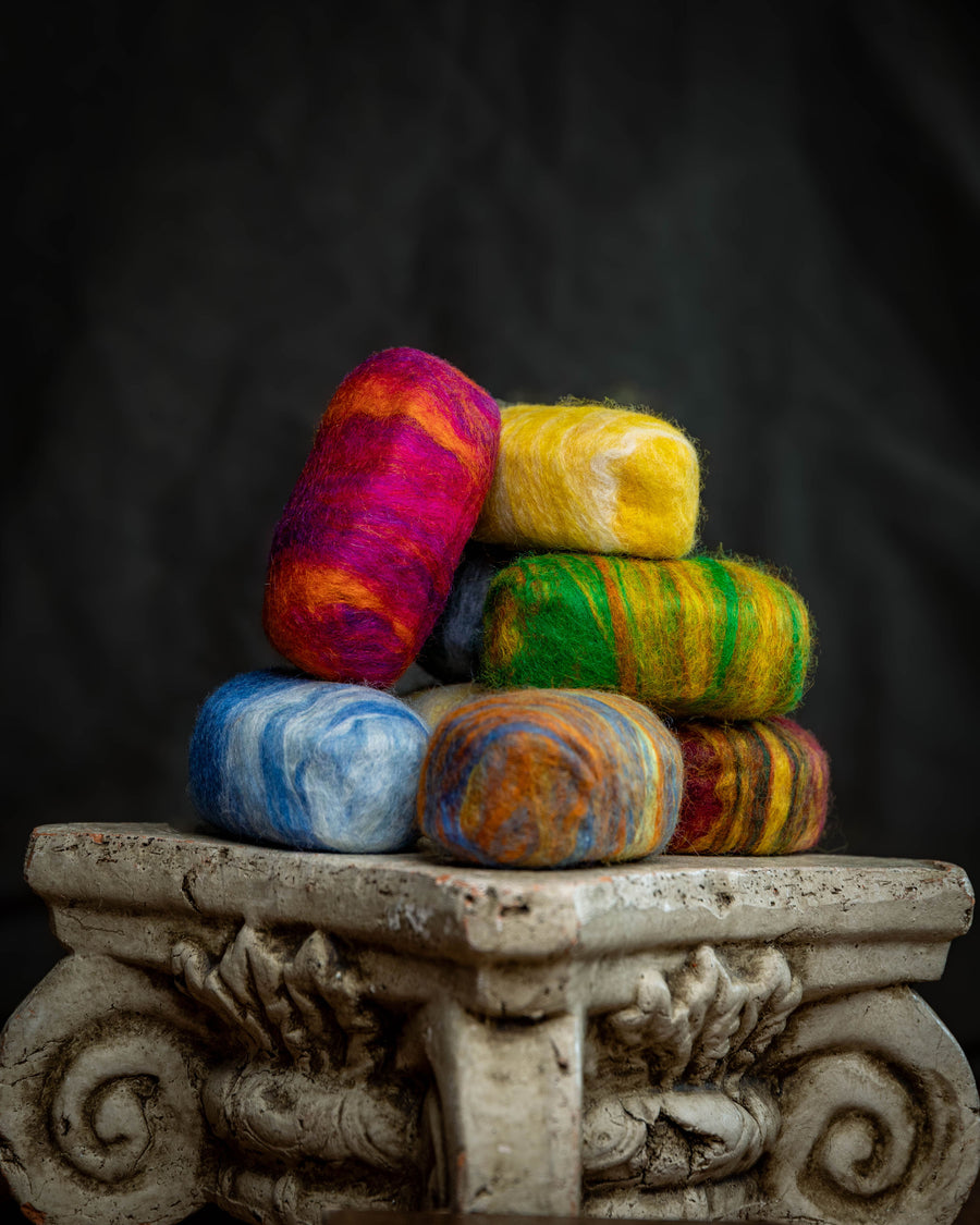 Felted Soap Multicoloured