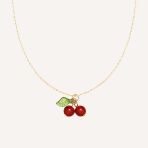 Cherry Pendant Necklace