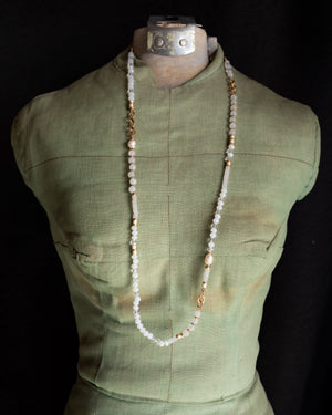 Long Necklace W/Glass Beads