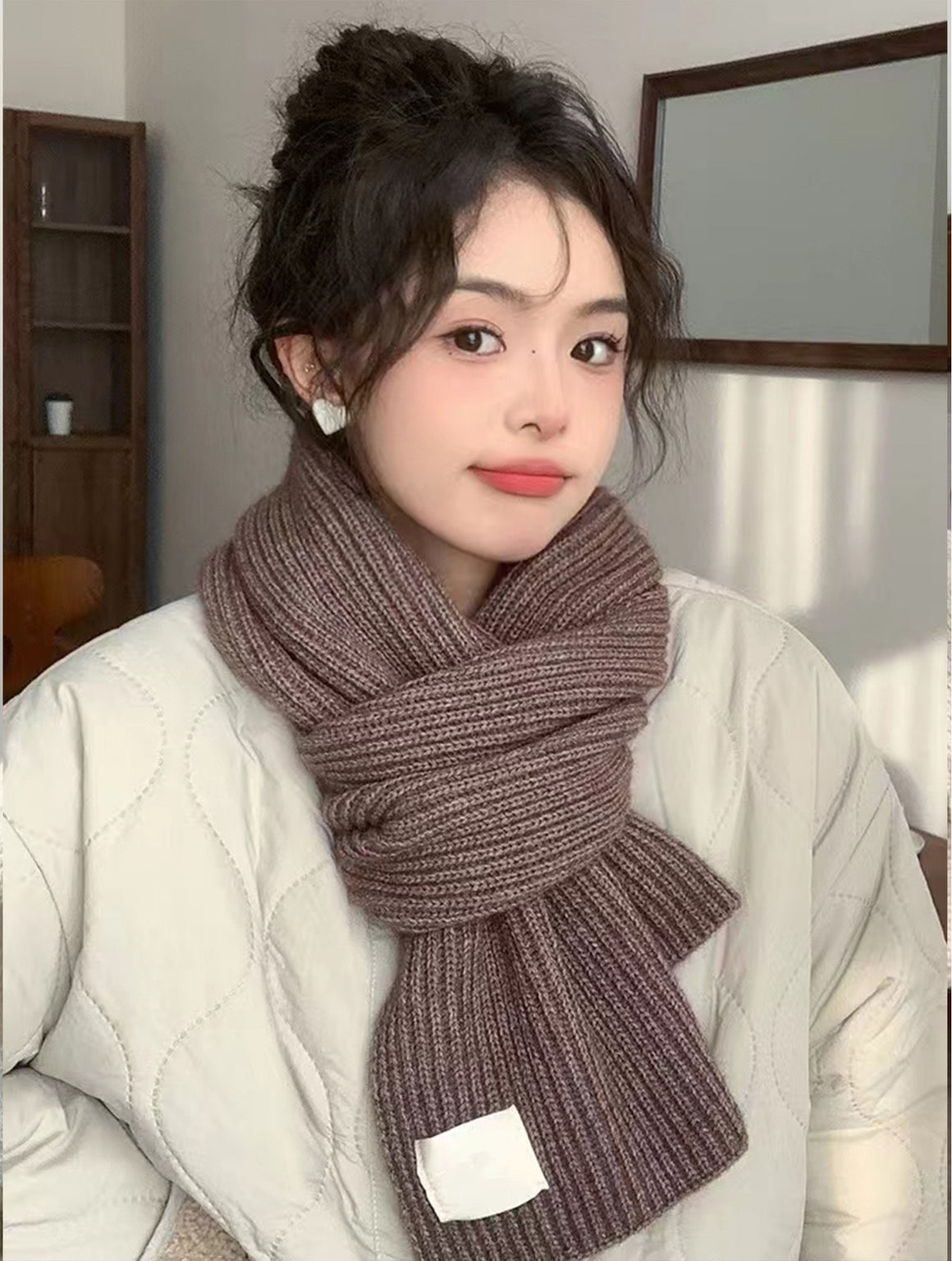 Warm Knitted Scarf