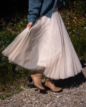 Tulle Midi Skirt