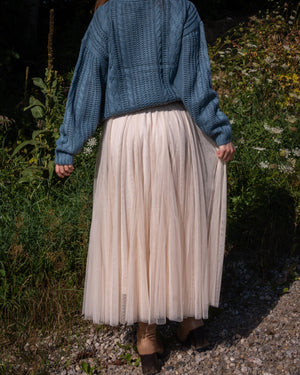 Tulle Midi Skirt