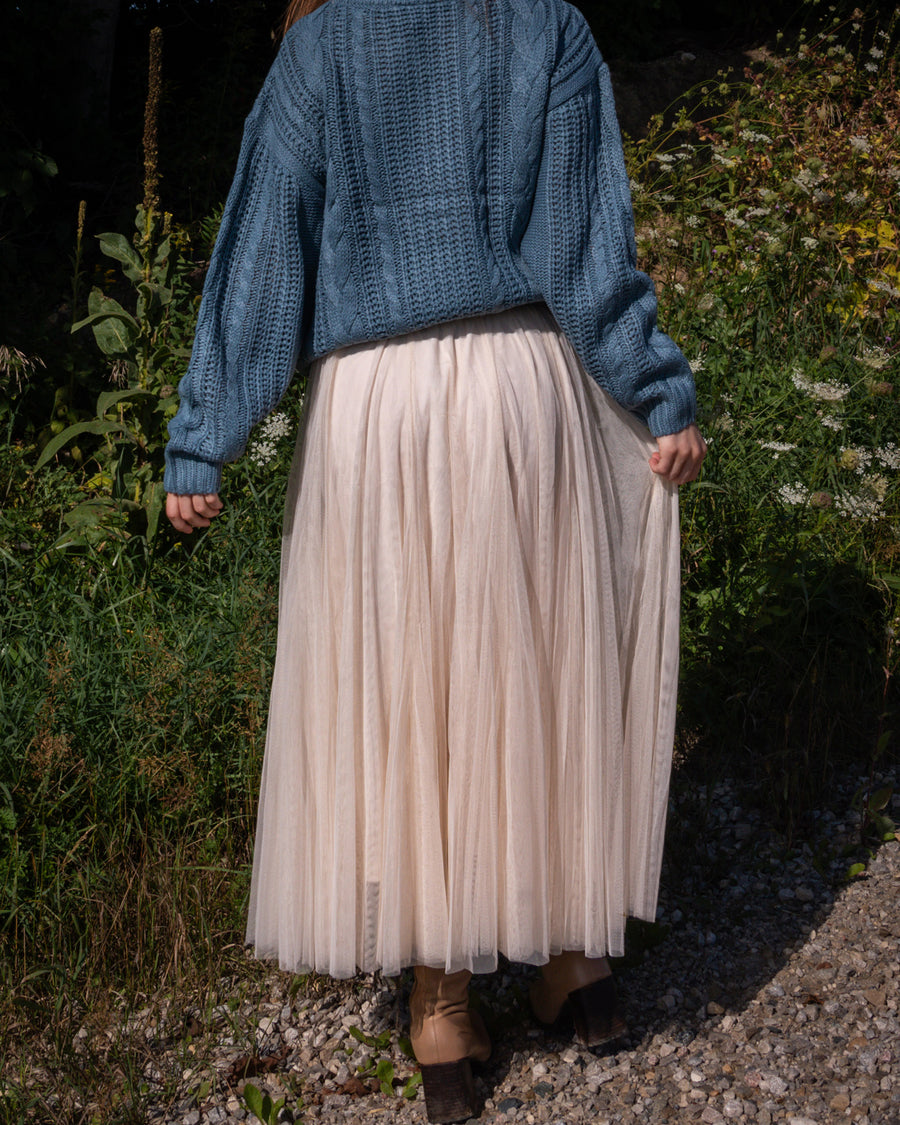 Tulle Midi Skirt