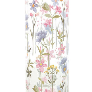 Floral Print Glass Water Bottle