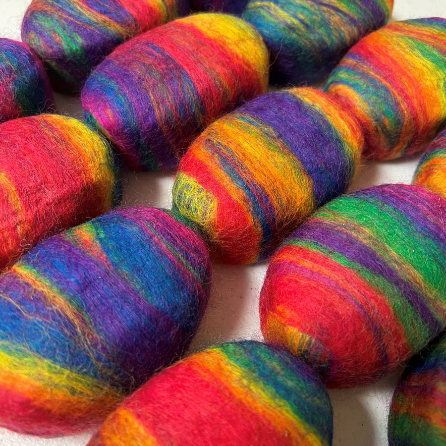 Felted Soap Rainbow Multi Color