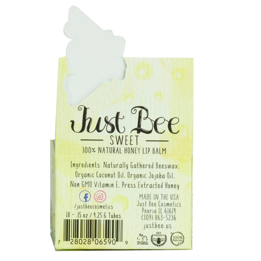 Just Bee Sweet Lip Balm - Natural Honey