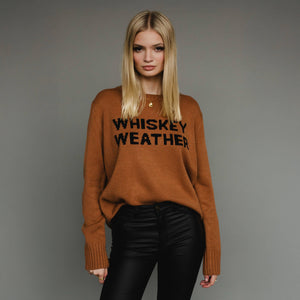 Brown Whiskey Weather Sweater