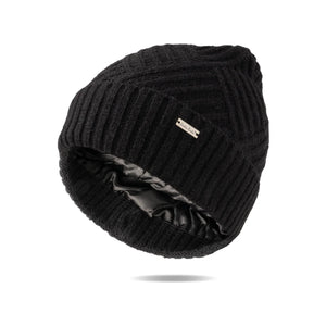 Satin-Lined Beanie