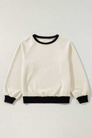 Jet Stream Color Block Edge Sweater