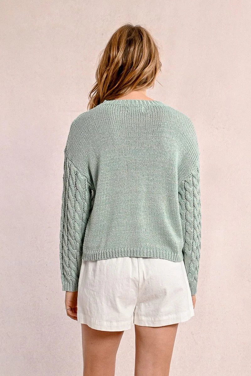 Reese Cable Knit Sweater