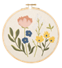 Embroidered Floral Wall Decor