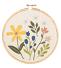 Embroidered Floral Wall Decor