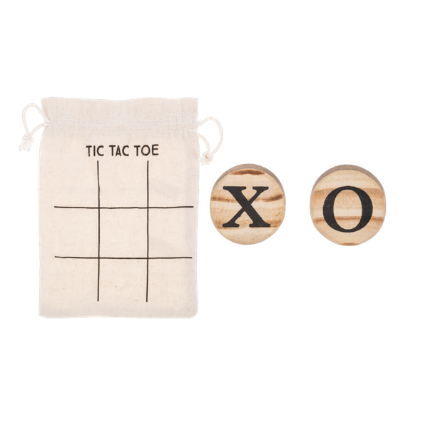 Woodslice Tic Tac Toe with Bag