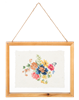 Floral Wall Decor in Floating Frame Horizontal