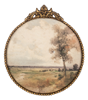 Gold Ornate Frame Vintage Landscape