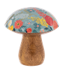 Flower Pattern Mushroom Decor