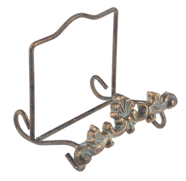 Antique Gold Scroll Easel