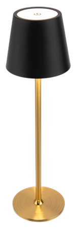 14H Gold Cordless LED Touch Lamp