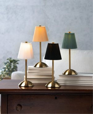 12HR Gold Cordless LED Touch Lamp