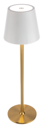 14H Gold Cordless LED Touch Lamp