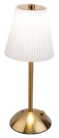 12HR Gold Cordless LED Touch Lamp